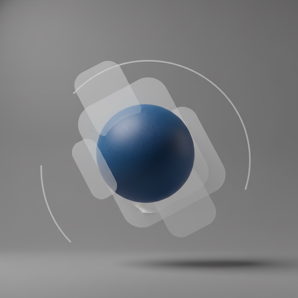 Abstract 3D illustration for CRMs for AI sales agents