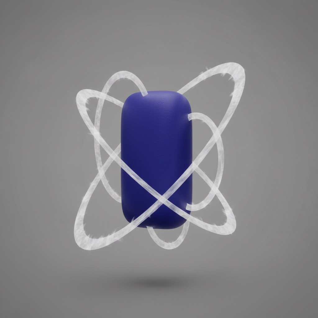 Abstract 3D illustration for CRMs for AI SDR agents