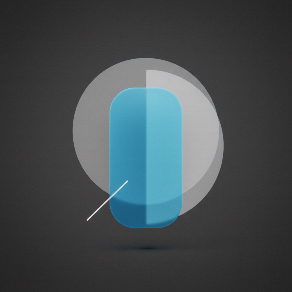 Abstract 3D illustration for free CRMs with AI features