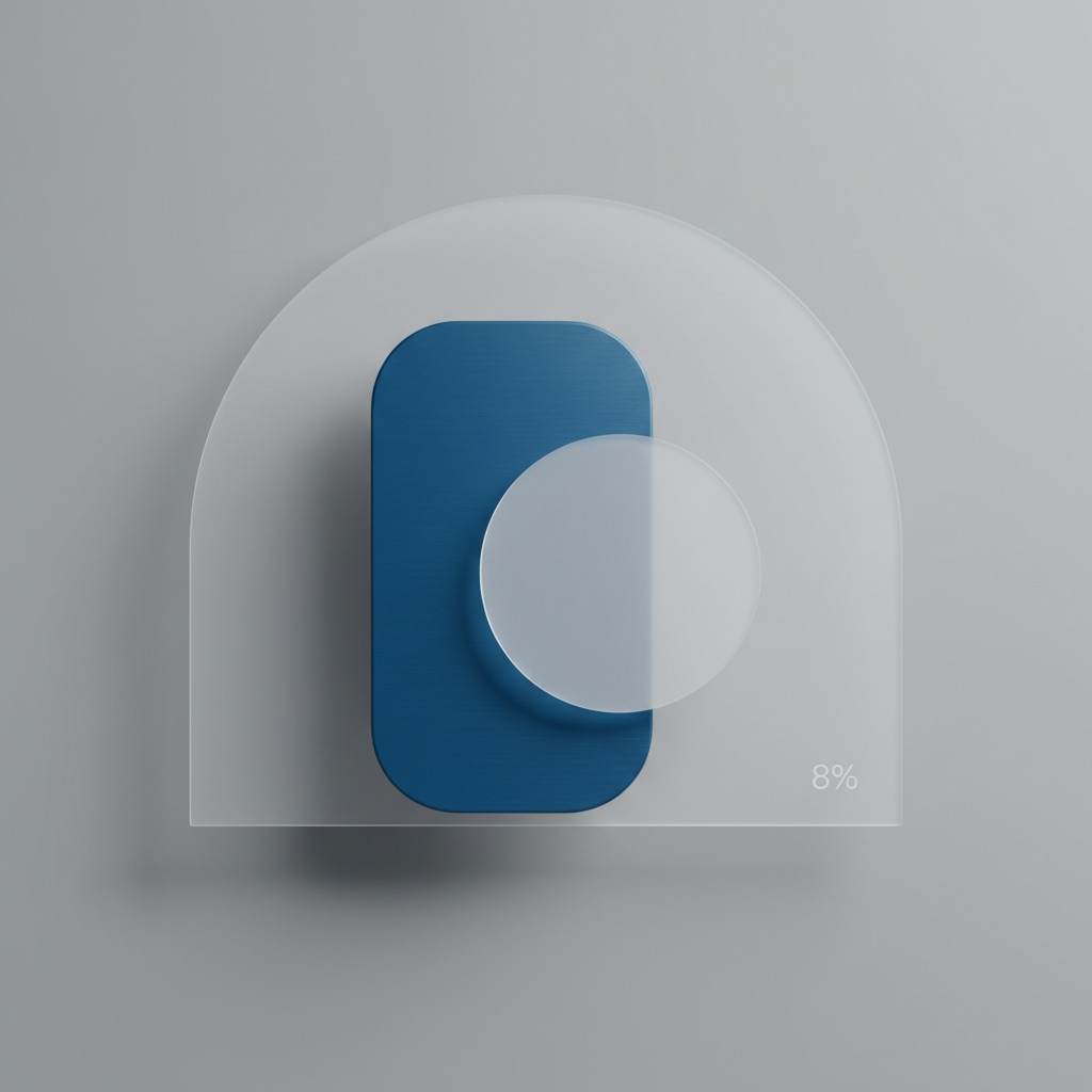 Abstract 3D illustration for HubSpot vs Monday CRM
