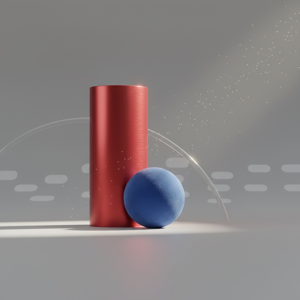Abstract 3D illustration for HubSpot vs Pipedrive