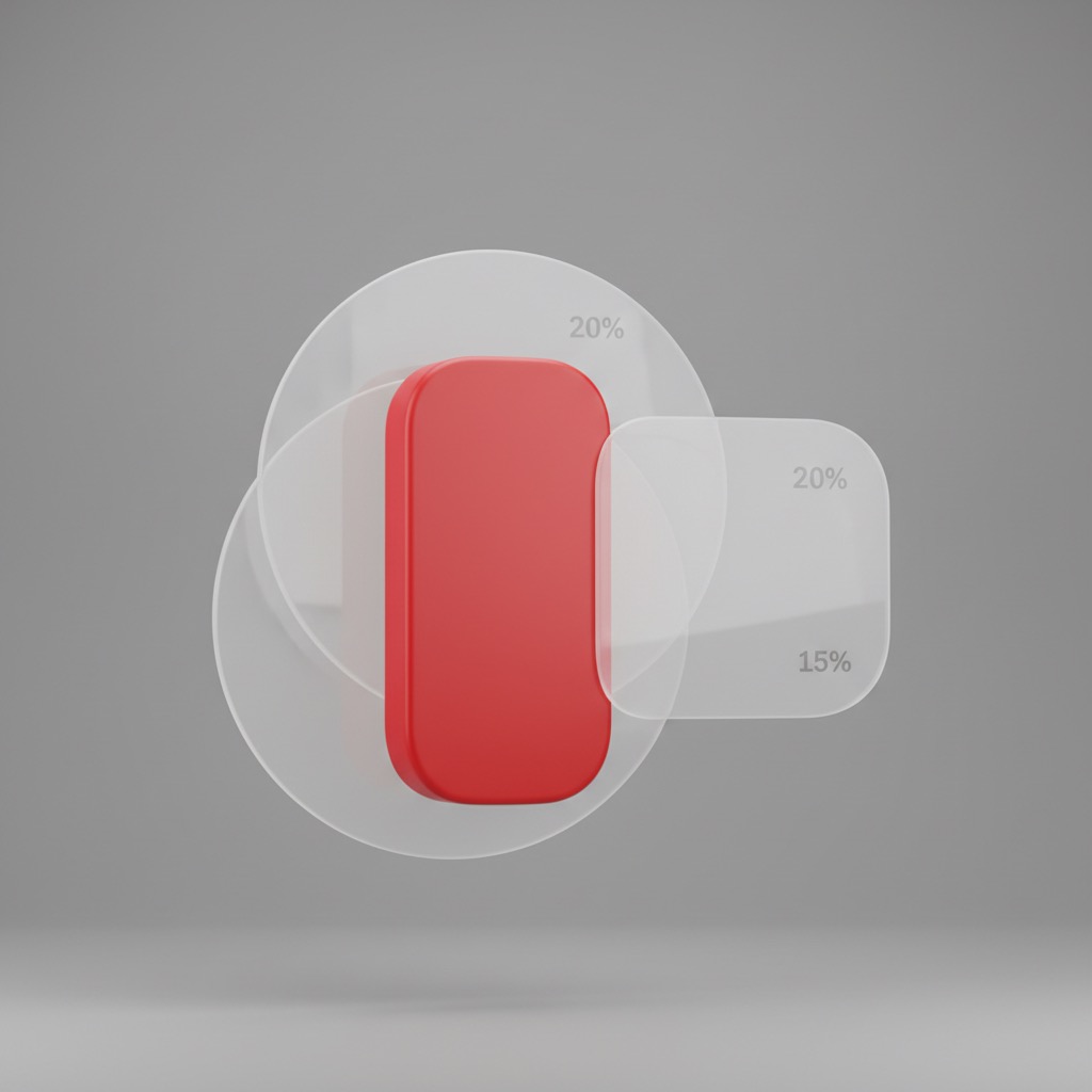 Abstract 3D illustration for Monday CRM alternatives article